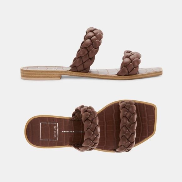 Dolce Vita Shoes - Dolce Vita Dark Brown Indy Sandal in Espresso - Size 7.5